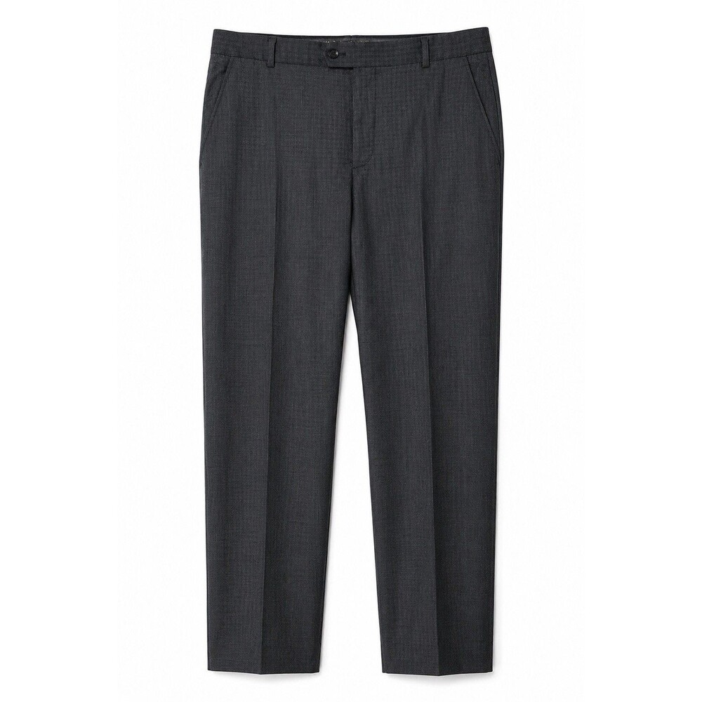 Gulliano Couture Wool Men’s Dress Pants Light Blue/Gray Size (38 X 29.5)